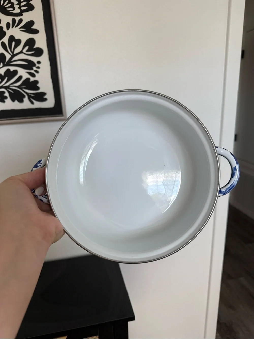 Golden Rabbit Cobalt Swirl Enamelware Dutch Oven | 2.5 Qt